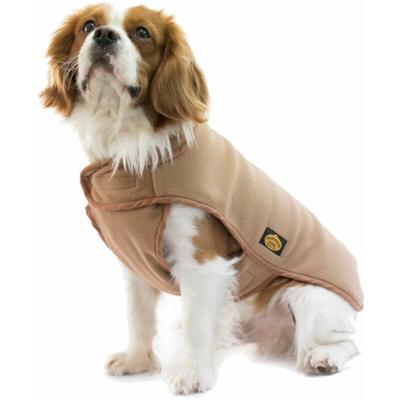 Fleece-Hundemantel - Camel/Beige - 36 cm - Fashion Dog