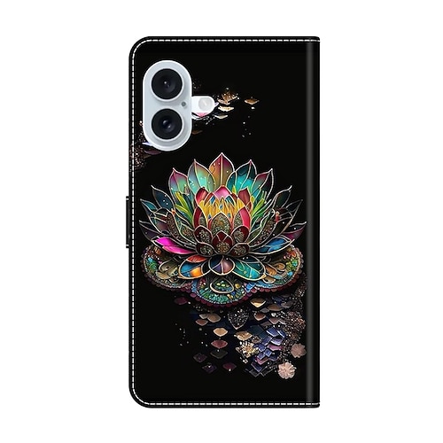 Handy Hülle Handyhüllen Für iPhone 16 15 14 Pro Max Plus 13 12 11 Pro Max Mini Rückseite Mit Ständer Stoßfest Retro PU-Leder Image