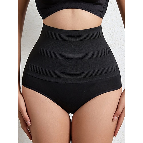 Damen Tanga Shapewear Hohe Taille Cincher Body Shaper Bauchkontrolle Höschen Schlankheitsslips Home-Outfits Image