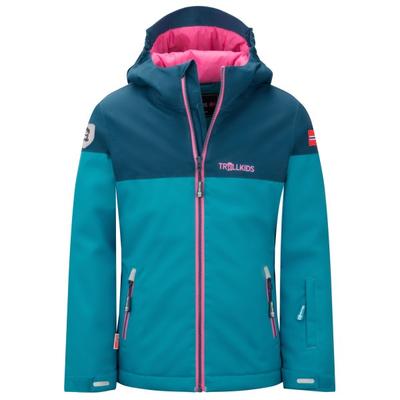 Trollkids - Girl's Hallingdal Jacket - Winterjacke Gr 98 türkis