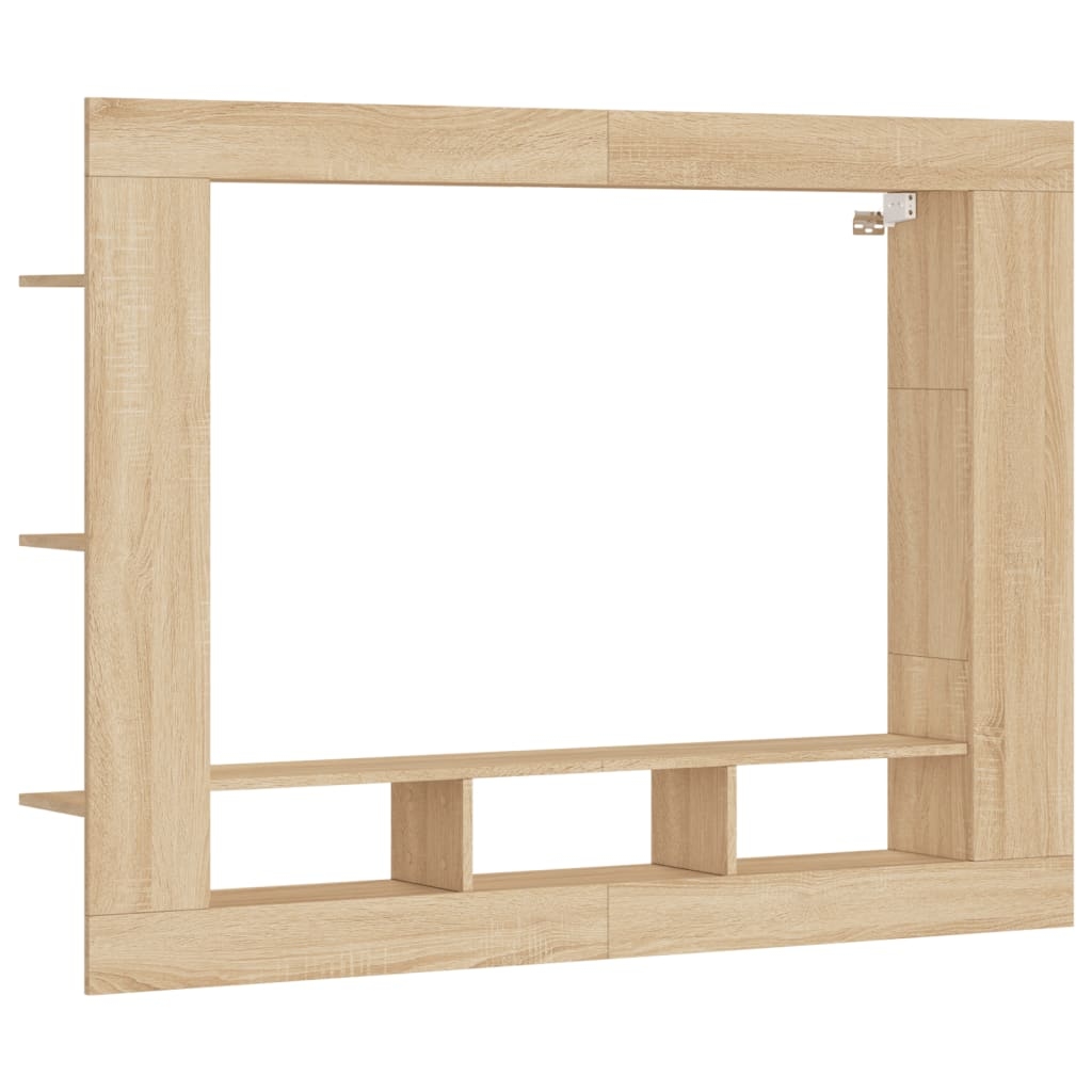 vidaXL TV-Schrank Sonoma-Eiche 152x22x113 cm Holzwerkstoff Image
