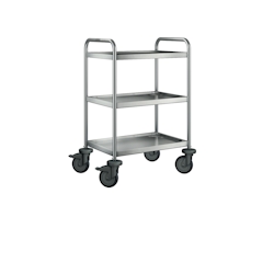 B.PRO SW 6 X 4-3, Servierwagen aus rostfreiem Edelstahl mit luftidentischen Rollen Image