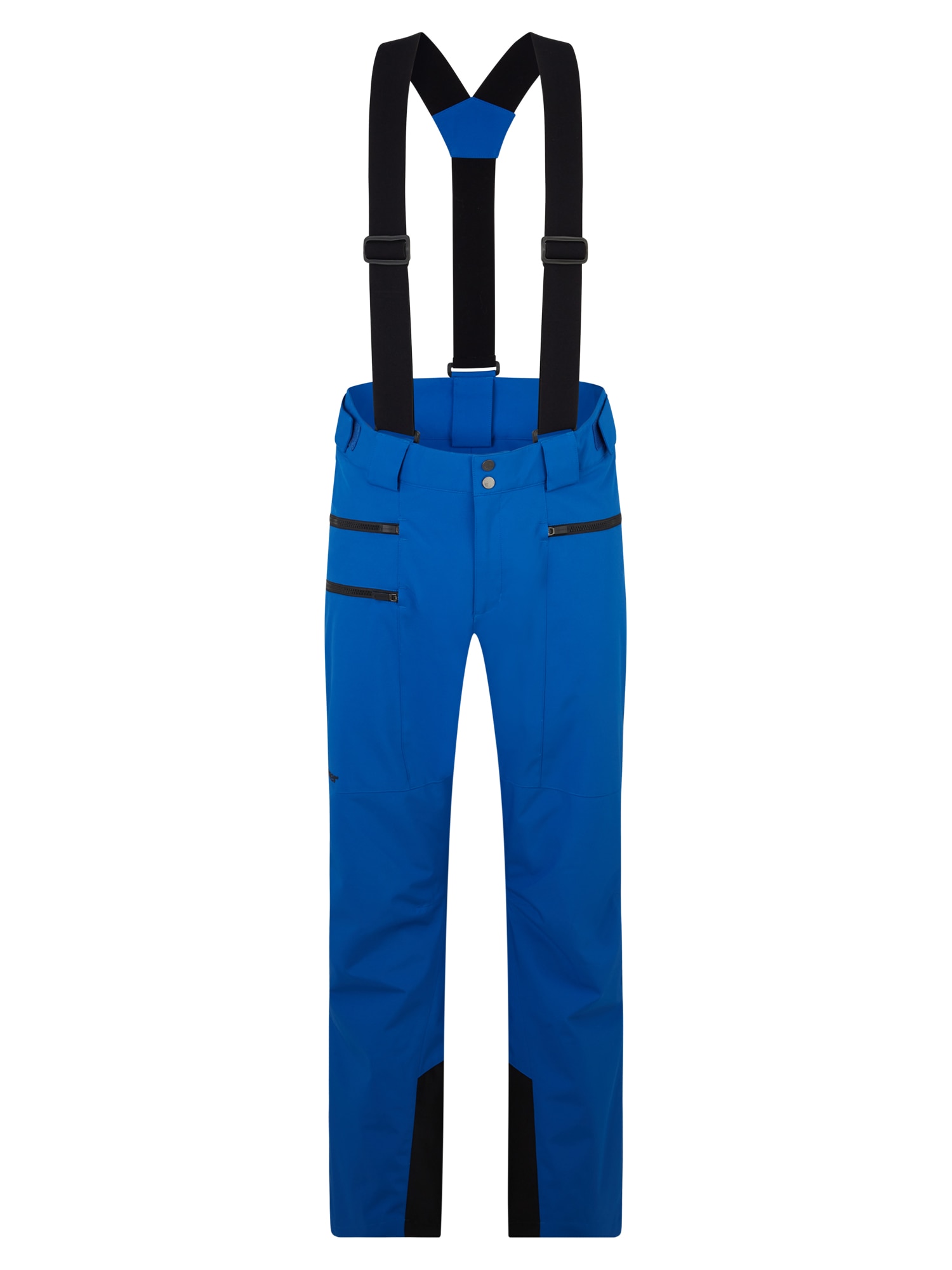 Skihose ZIENER "TRONADOR", Herren, Gr. 54, EURO-Größen, blau (mittelblau), Obermaterial alle Farben außer Farbe dark jungle tex: 100% Polyester recycled, Obermaterial Farbe dark jungle tex: 72% Polyester, 28% Polyester recycled;Futter: 100%... Image