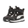 Winterboots PUMA "EVOLVE BOOT PURETEX AC+INF", Damen, Gr. 22, schwarz-weiß (puma schwarz, ash gray, puma weiß), Textil, sportlich, Schuhe, Snowboots, Winterstiefel, Winterschuhe, für Kinder, wasserdicht