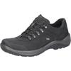 Sneaker WALDLÄUFER "HAYO", Herren, Gr. 10,5 (45), blau (nachtblau), Nubukleder, unifarben, sportlich, Schuhe, Freizeitschuh, Halbschuh, Schnürschuh in Bequemweite G (= weit)