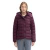 Steppjacke TOM TAILOR, Damen, Gr. XL (42), lila (schwarzberry), Steppware, Obermaterial: 100% Polyester. Futter: 100% Polyester, unifarben, casual, regular fit Po-bedeckend, ohne Ausschnitt, Langarm, Jacken, mit Kapuze
