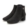 Stiefelette LASCANA, Damen, Gr. 36, schwarz, Obermaterial: 100% Textilmaterial. Futter: 100% Textilmaterial. Decksohle: 100% Lederimitat. Laufsohle: 100% Synthetik, unifarben, casual, Schuhe, Stiefel, Boots mit bequemem Blockabsatz VEGAN