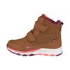 Winterstiefel TROLLKIDS "KIDS HAFJELL WINTER BOOTS", Gr. 37, braun (caramel, salmon, rotwood), Synthetik, mehrfarbig, sportlich, Schuhe, wasserdicht, Klettverschluss, reflektierende Details