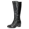 Stiefel CAPRICE, Damen, Gr. 39, Varioschaft, schwarz, Leder, Lederimitat, unifarben, klassisch, Schuhe, Blockabsatz, Langschaftstiefel, Businessstiefel, Innenreißverschluss