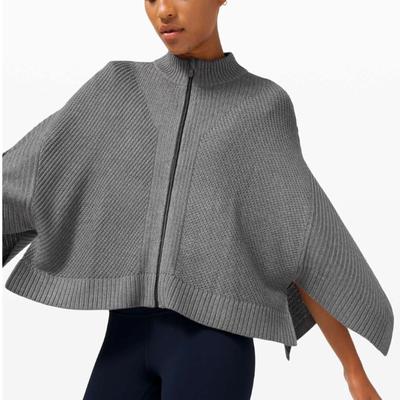 Lululemon Athletica Sweaters | Lululemon Softer Still Wrap | Color: Gray | Size: M/L