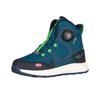 Winterstiefel TROLLKIDS "KIDS BERGEN WINTER MID CUT", Gr. 28, blau (schwarz marine, fresh grün), Textil, Synthetik, mehrfarbig, sportlich, Schuhe, wasserdicht, fitgo Schnellschnürsystem, reflektierende Details