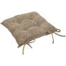 Stuhlgalette soana bouclette beige leinen 38x38cm - Atmosphera