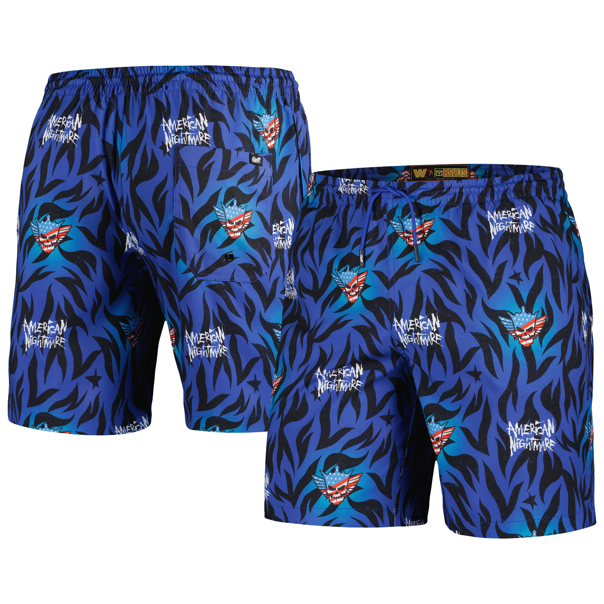 RSVLTS Cody Rhodes American Nightmare Hybrid-Badeshorts für Herren in Blau Image