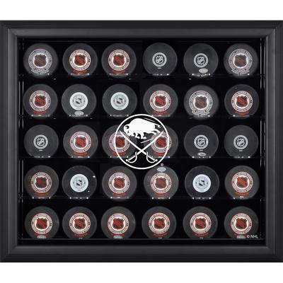 Buffalo Sabres Schwarz gerahmte (2020-heute) 30-Puck-Vitrine Image