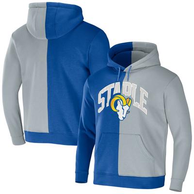 NFL x Staple Royal Los Angeles Rams Pullover-Hoodie mit geteiltem Logo für Herren Image