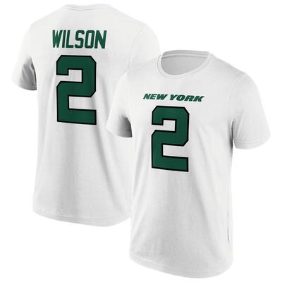 New York Jets Road Name & Number T-Shirt - Zach Wilson - Herren Image