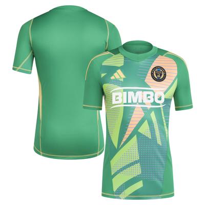Grünes Adidas Philadelphia Union 2024 Torwarttrikot für Herren Image