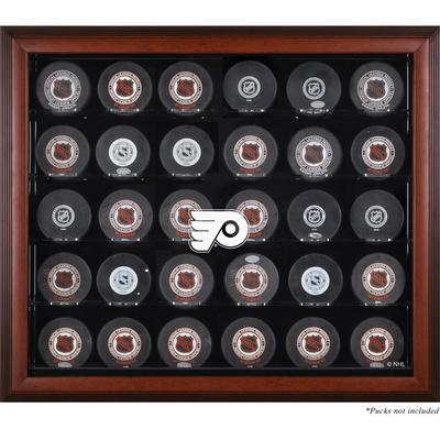 Philadelphia Flyers Vitrine aus Mahagoni für 30 Pucks Image