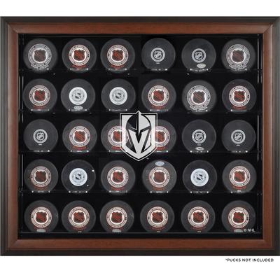 Vegas Golden Knights Vitrine für 30 Pucks, braun Image