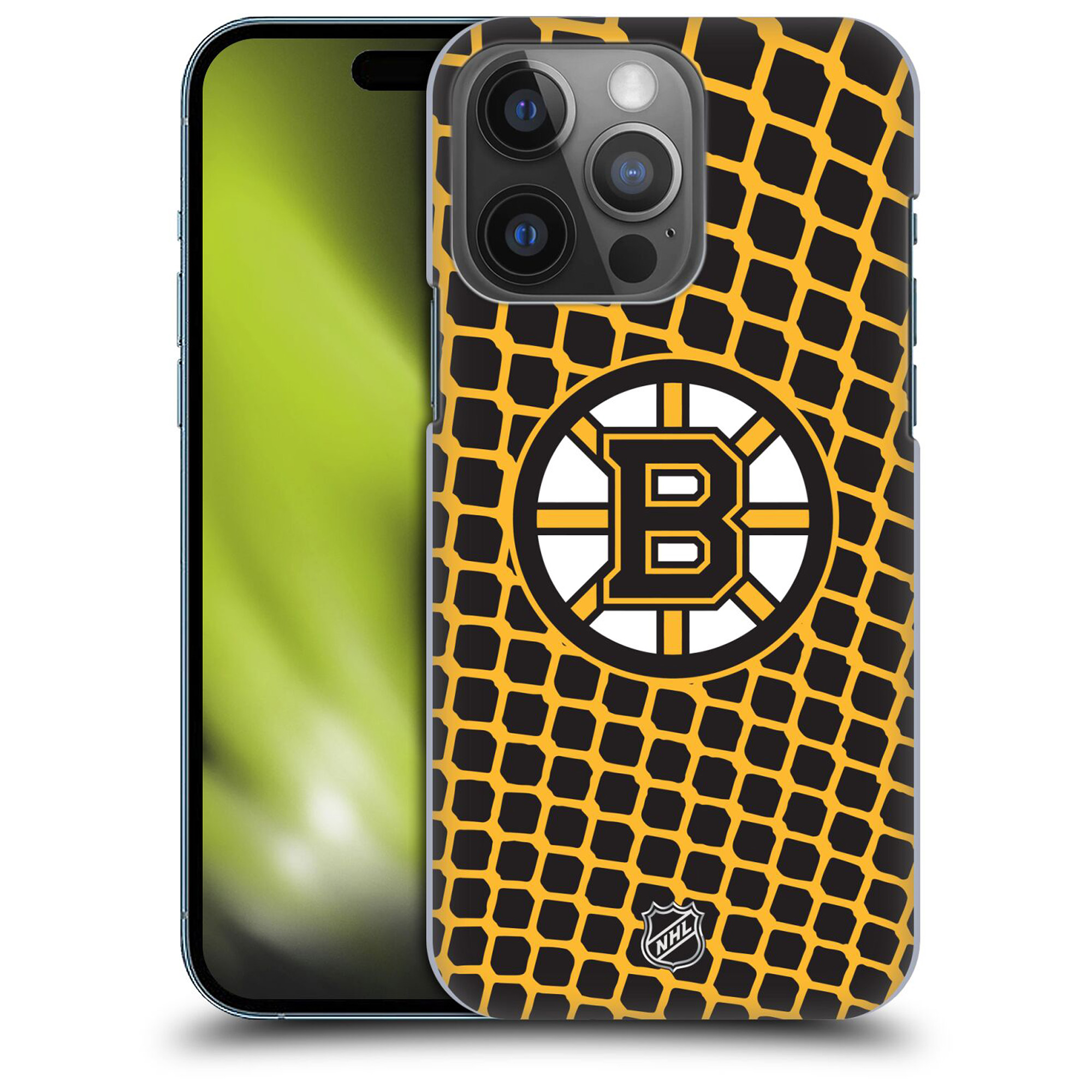 Boston Bruins NHL Net Pattern Grafik Phone Case - iPhone Image