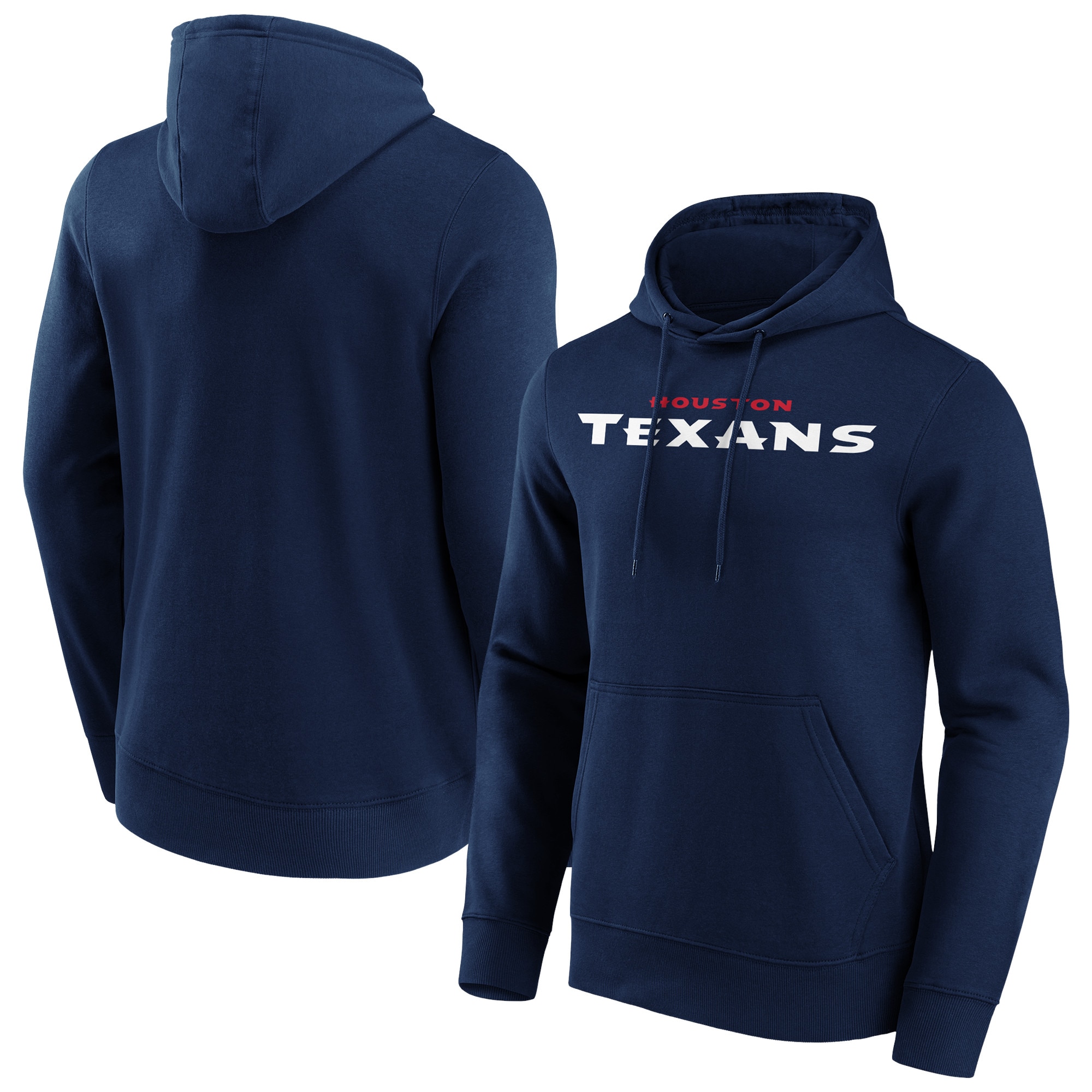 Houston Texans Primary Color Wordmark Hoodie - Herren Image
