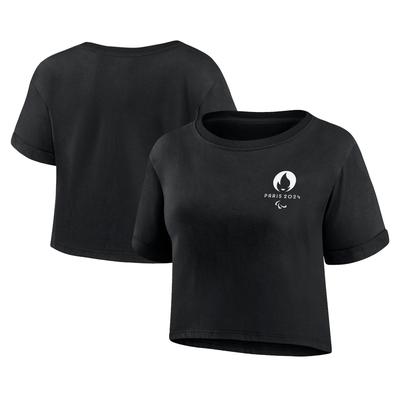Kurz geschnittenes T-Shirt für die Paralympics Paris 2024 – Damen Image