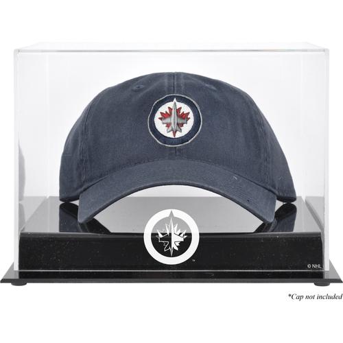 Acryl-Vitrine mit Logo der Winnipeg Jets für die Kappe