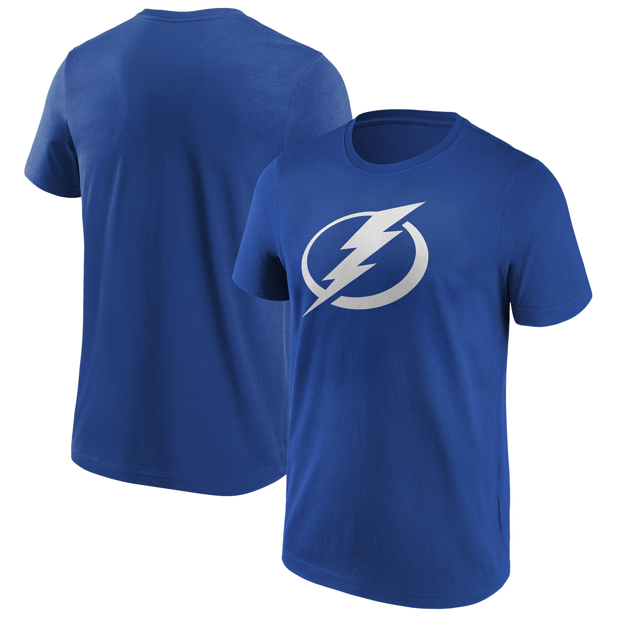 Tampa Bay Lightning Fanatics Branded Iconic Primary Color Logo Graphic T-Shirt – Königsblau – Herren Image