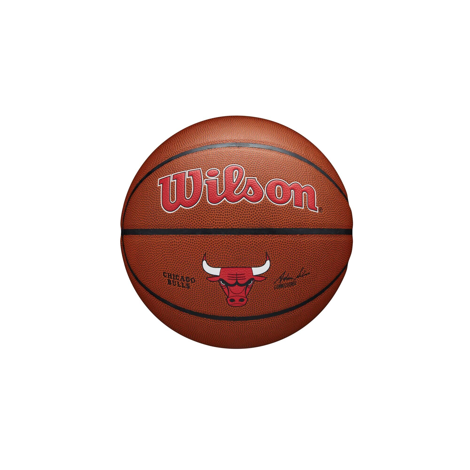 Chicago Bulls Wilson NBA Team Composite Basketball – Größe 7 Image
