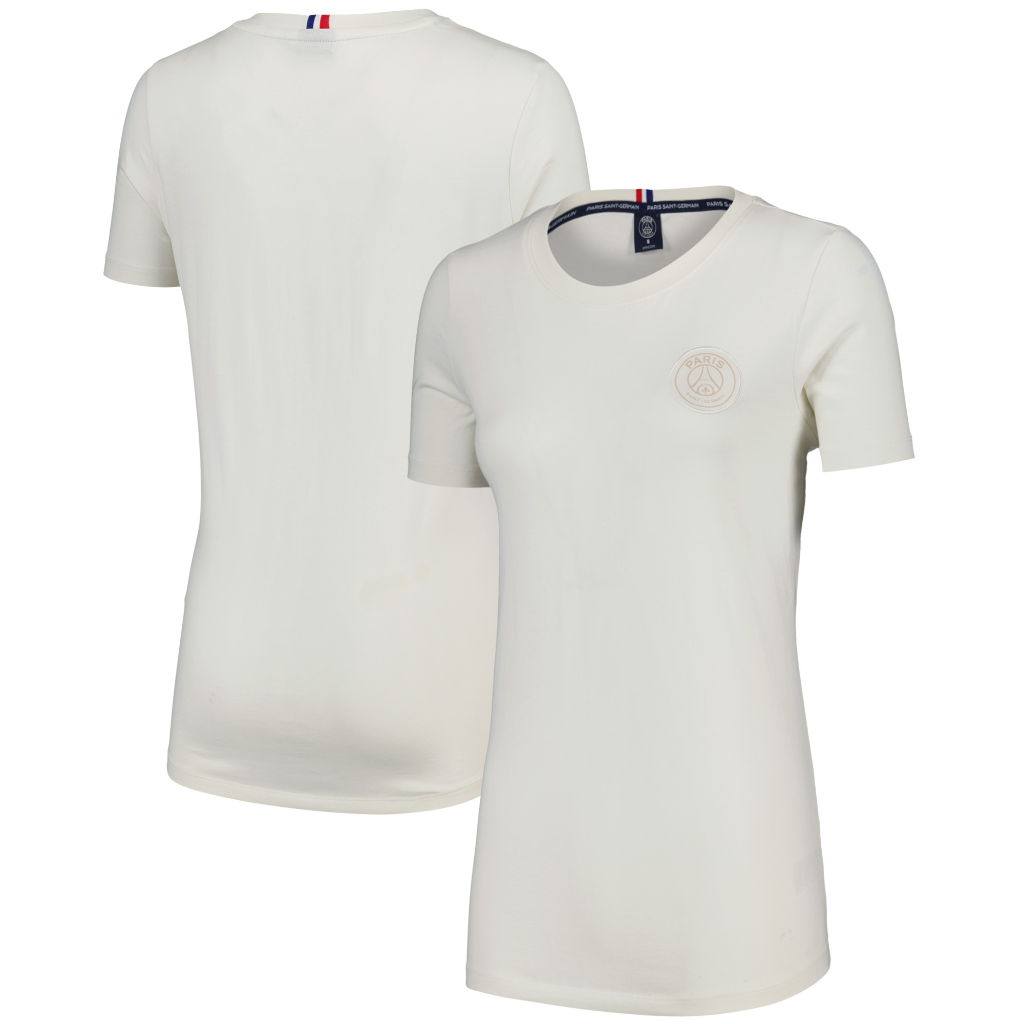 Paris Saint-Germain Paris Saint-Germain Essential Wappen-T-Shirt – Kokosnuss – Damen Image