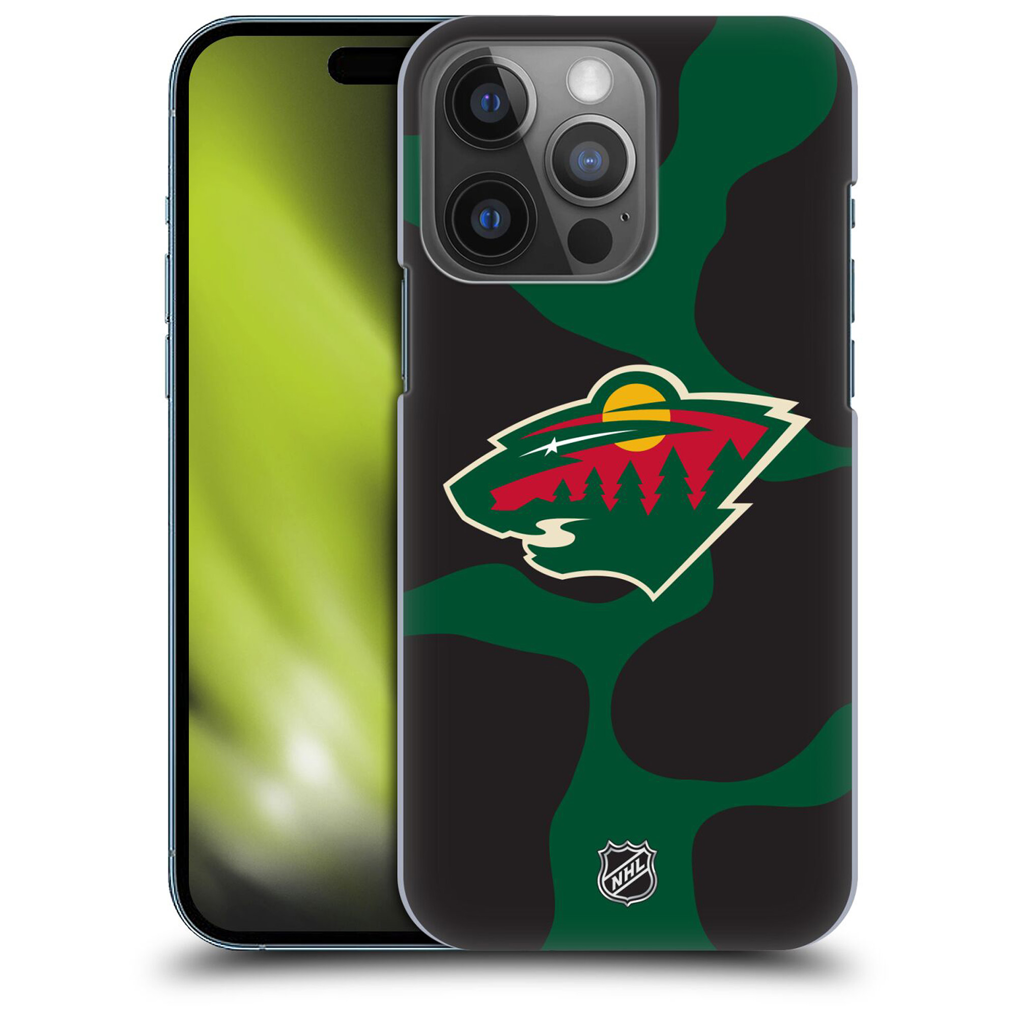 Minnesota Wild NHL Cow Pattern Grafik Phone Case - iPhone Image
