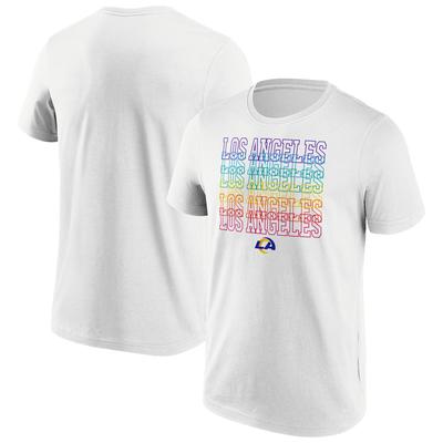 Los Angeles Rams Pride Graphic T-Shirt – Weiß – Herren Image