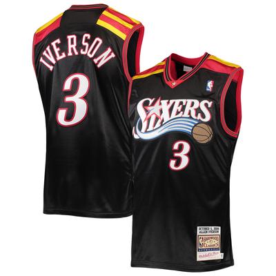 Authentisches Mitchell & Ness Allen Iverson Philadelphia 76ers 2006 Hardwood Classics Authentic-Trikot für Herren Image