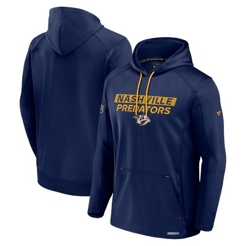 Nashville Predators Authentic Pro Rink Poly Fleece Kapuzenpullover – Herren