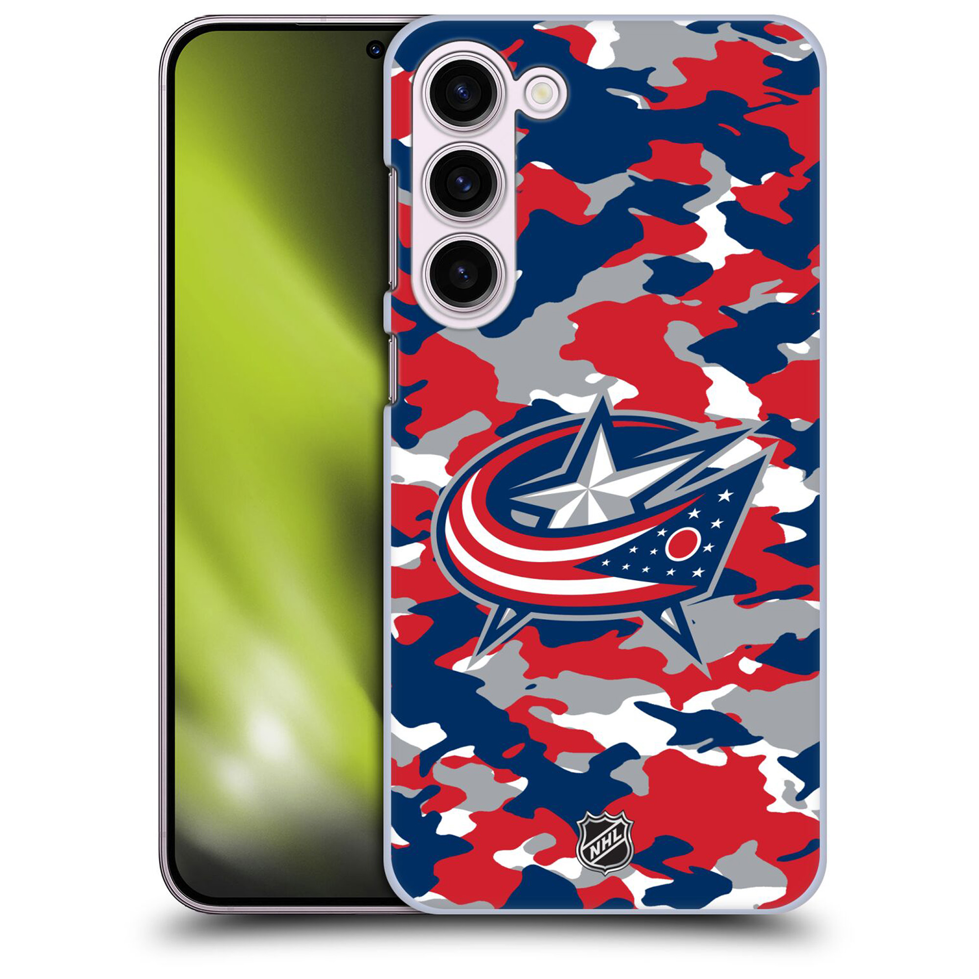 Columbus Blue Jackets NHL Camouflage Grafik Phone Case - Samsung Image