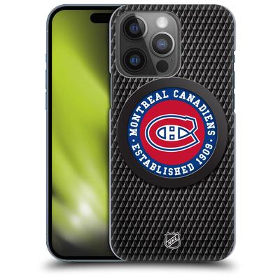 Montreal Canadiens NHL Puck Texture Grafik Phone Case - iPhone Image