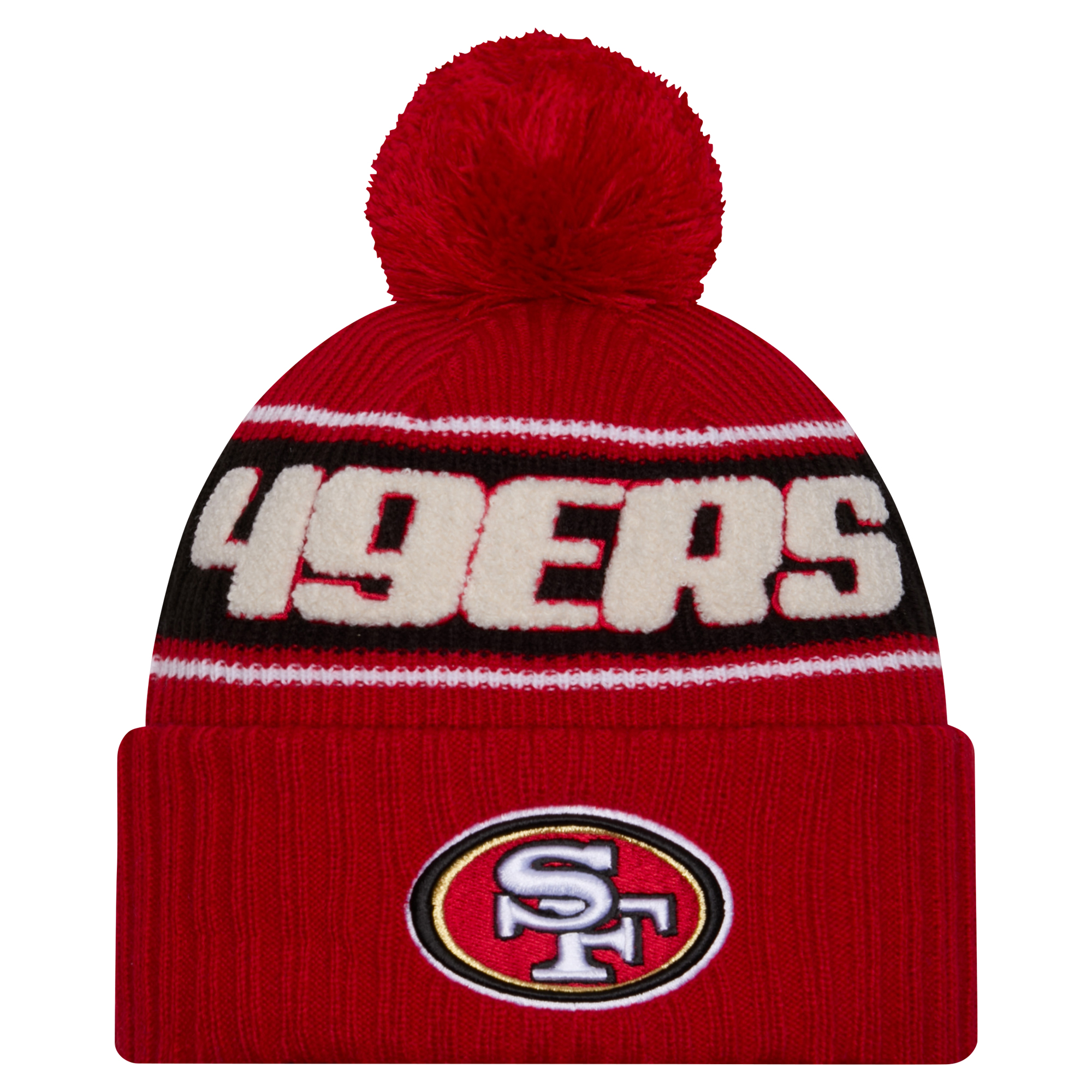San Francisco 49ers New Era 2024 Sideline Sport Knit - Jugendliche Image