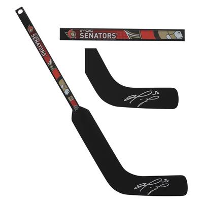 Autogramm von Matt Murray von den Ottawa Senators – Mini-Torwartschläger aus Verbundwerkstoff Image