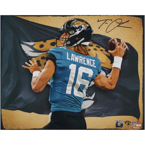 Signierter Fotodruck der Jacksonville Jaguars von Trevor Lawrence, 16 x 20 Zoll – Kunst von Brian Konnick