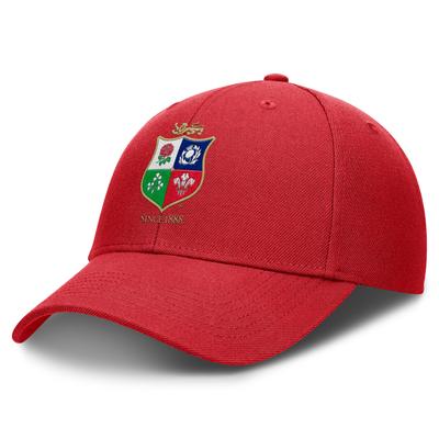 Strukturierte, verstellbare Snapback-Kappe der British & Irish Lions Core – Rot – Junior Image