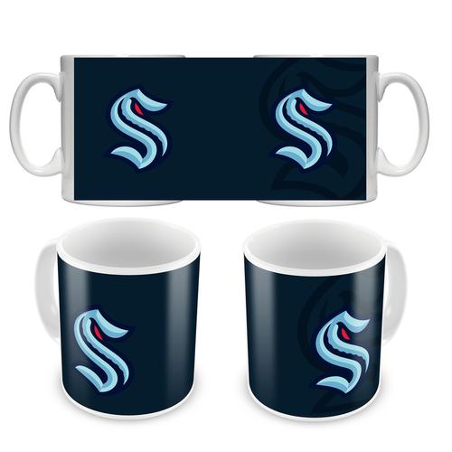 Tasse mit Seattle Kraken-Logo – 11 oz/312 ml