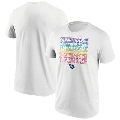 Tennessee Titans Pride Graphic T-Shirt – Weiß – Herren Image