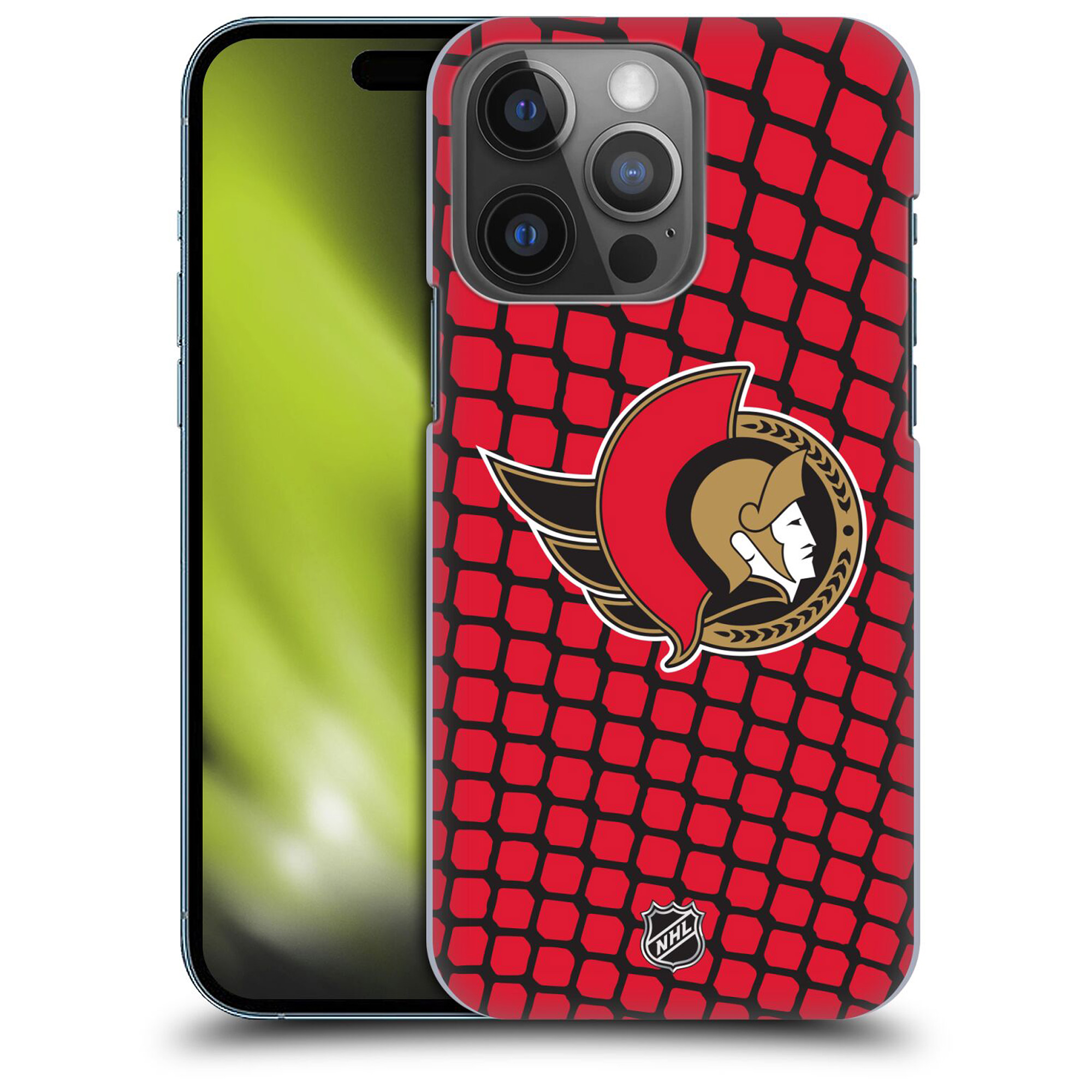 Ottawa Senators NHL Net Pattern Grafik Phone Case - iPhone Image