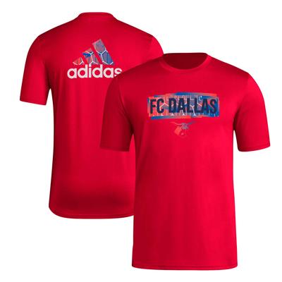 Rotes adidas FC Dallas Local Pop AEROREADY T-Shirt für Herren Image