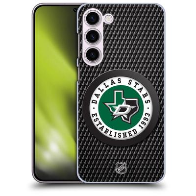 Dallas Stars NHL Puck Texture Grafik Phone Case - Samsung Image