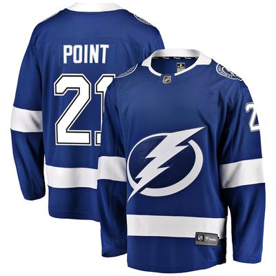 Tampa Bay Lightning Fanatics Branded Home Breakaway Jersey - Brayden Point - Mens Image