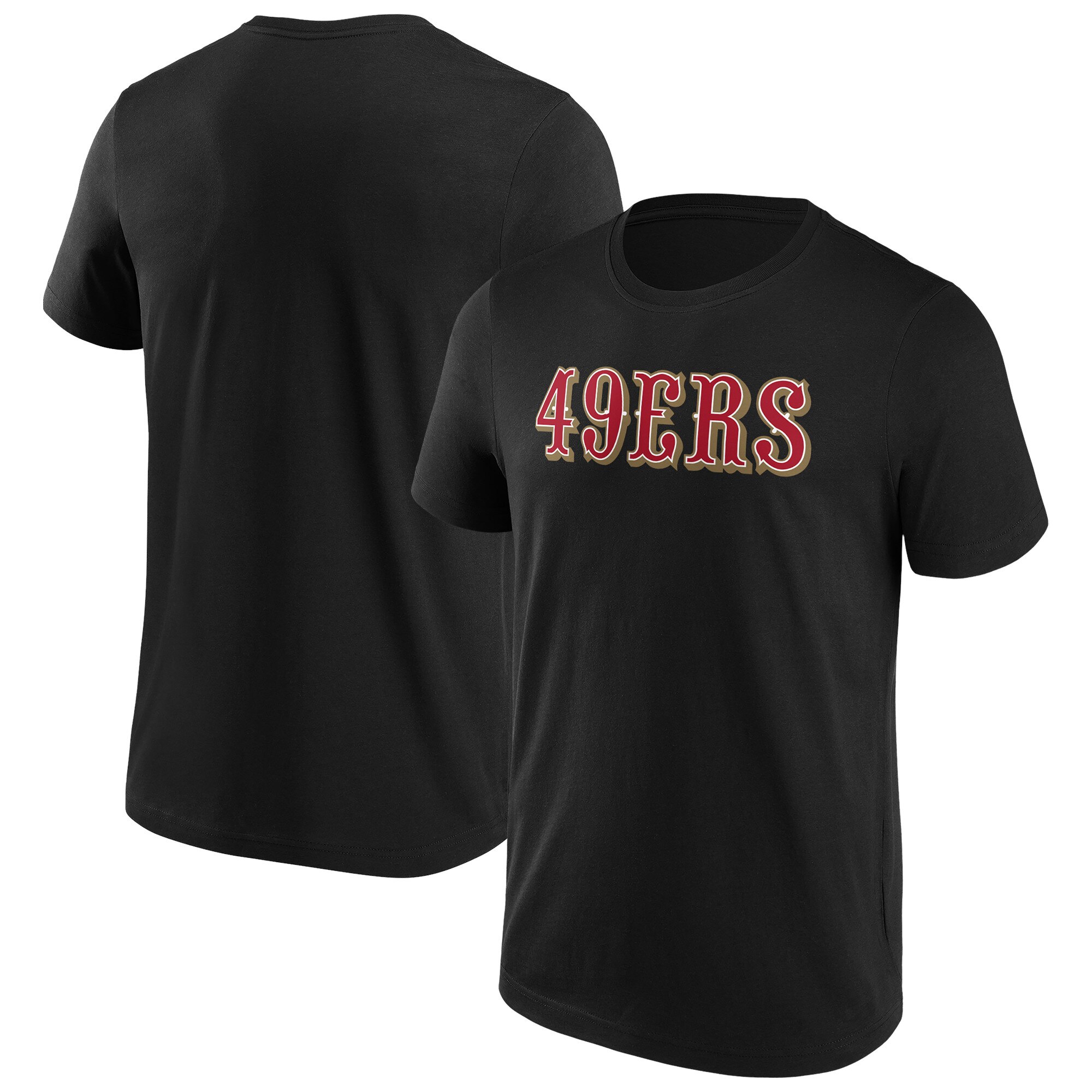 San Francisco 49ers T-Shirt mit Wortmarke in alternativer Farbe - Herren Image