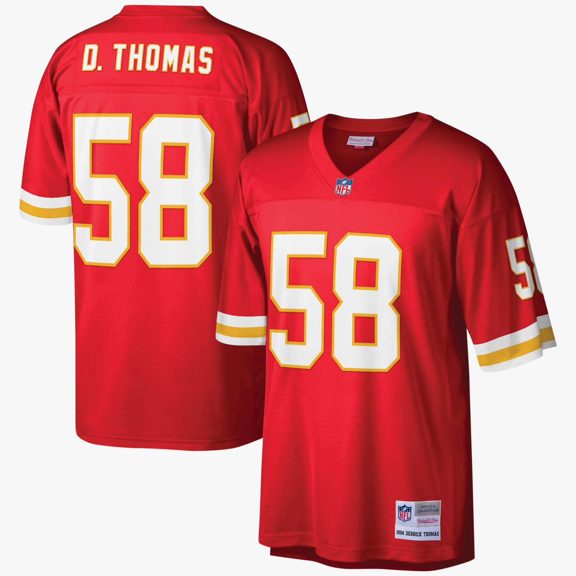 Kansas City Chiefs Mitchell & Ness 1994 Derrick Thomas Trikot - Rot Image