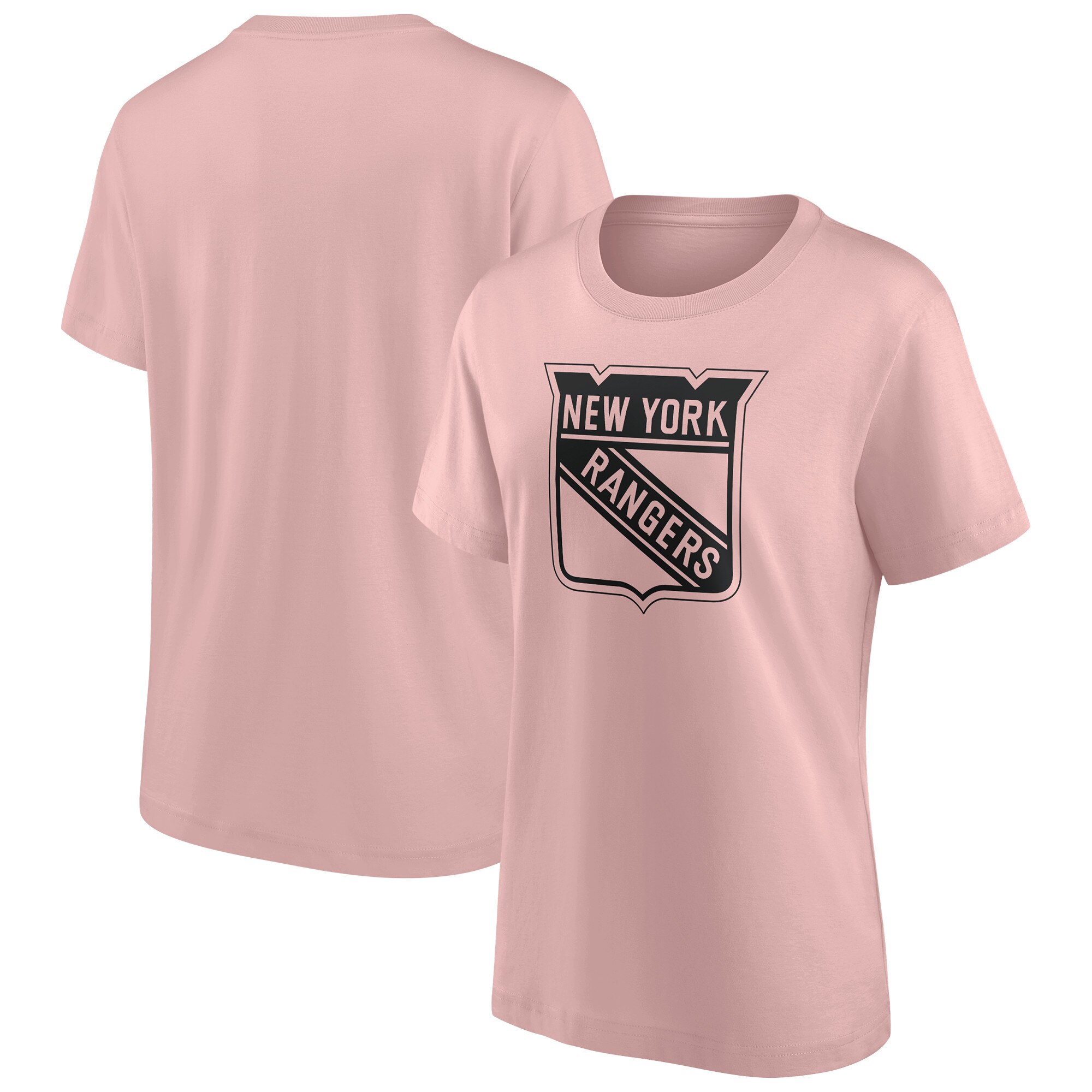 New York Rangers Fanatics Branded Fashion Color Logo Hoodie - Khaki - Damen Image