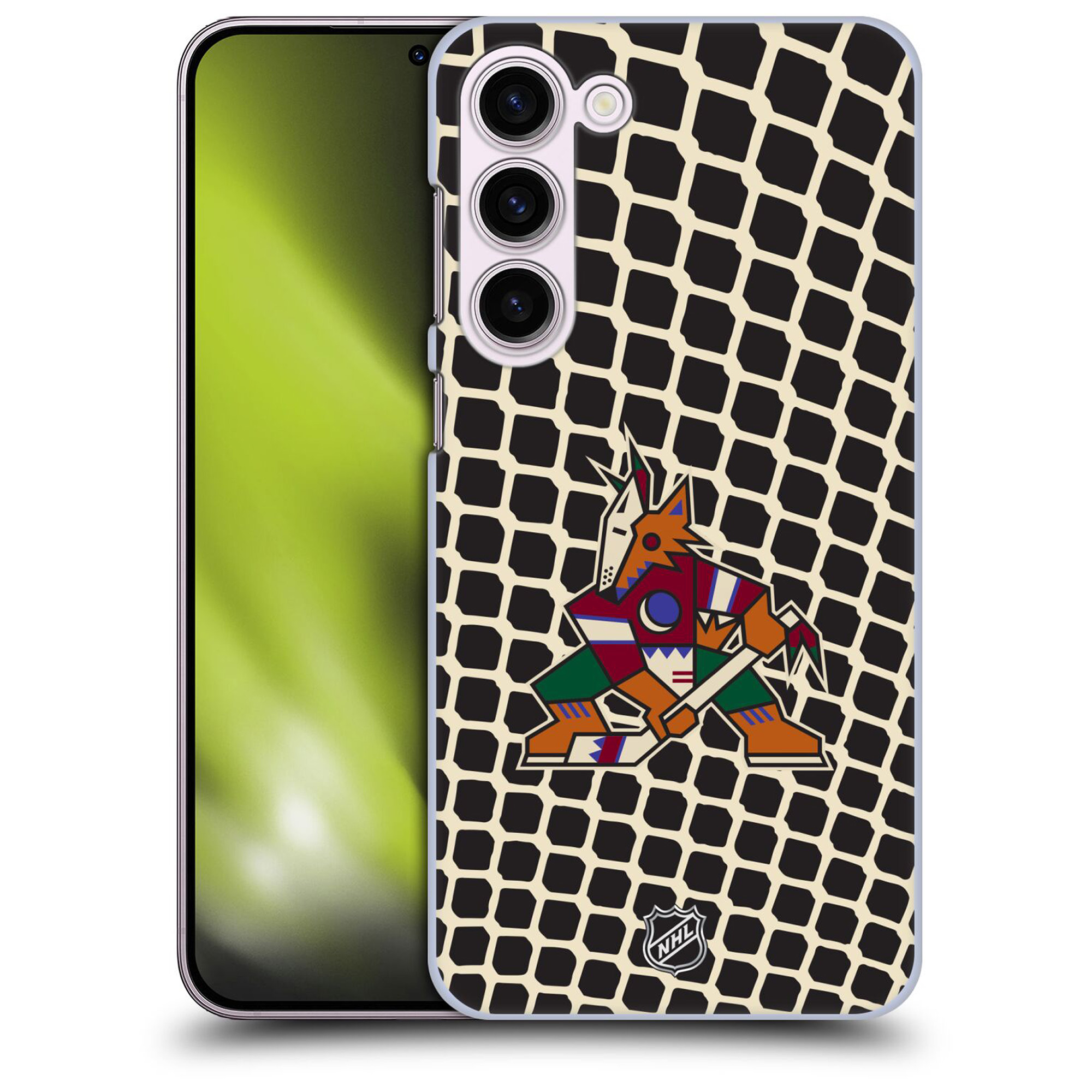 Arizona Coyotes NHL Net Pattern Grafik Phone Case - Samsung Image